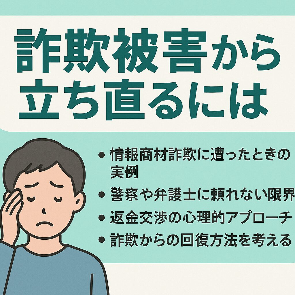 情報商材詐欺返金マニュアル