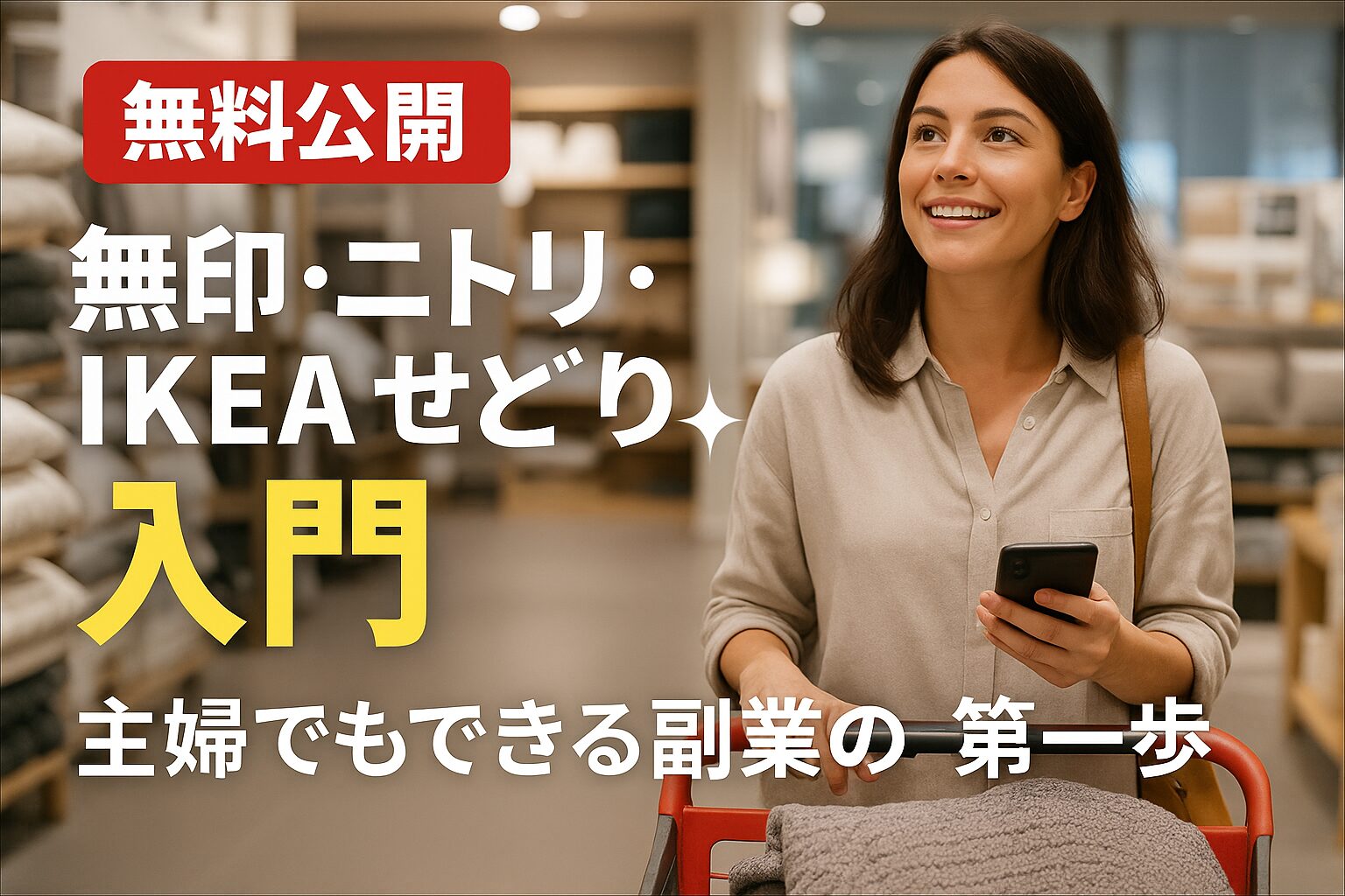 【無料公開】無印・ニトリ・IKEAせどり入門📦✨主婦でもできる副業の第一歩