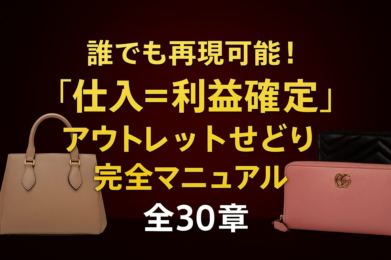 💎🔥 誰でも再現可能！💰「仕入＝利益確定」アウトレットせどり完全マニュアル 📚✨🏬 全30章10万文字・超実践型ロードマップ 🚀
